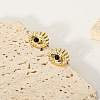 Vintage Evil Eye Stainless Steel Stud Earrings GK8780-3