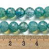 Baking Painted Glass Bead Strands GLAA-G116-02F-3