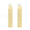 Brass Dangle Stud Earrings XA7373-1-1