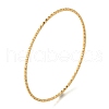 Ion Plating(IP) 304 Stainless Steel Textured Ring Bangles BJEW-H613-09A-G-1
