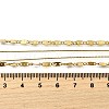 304 Stainless Steel Double Layer Chain Necklaces for Women NJEW-M098-01G-3