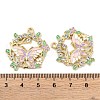 Rack Plating Alloy Enamel Pendants FIND-M020-03C-G-3