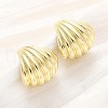 Brass Stud Earrings EJEW-F373-07G-3