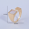 Brass Cuff Rings for Women QZ0133-4