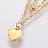 304 Stainless Steel Cable Chain Bracelets BJEW-I243-18G-A-3