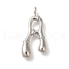 Rack Plating Brass Pendants KK-I722-08P-A-1