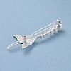 Alloy Crystal Rhinestone Hair Barrettes PHAR-Z003-03S-3