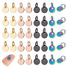 Unicraftale PVD Vacuum Plating 304 Stainless Steel Charms EJEW-UN0001-45-1