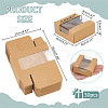 Square Paper Storage Gift Boxes with Clear Visible Window CON-WH0095-65A-2