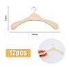 SUPERFINDINGS 12Pcs Miniature Wood Doll Clothes Hangers DIY-FH0005-32A-2