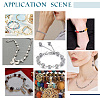   80Pcs 8 Style 201 Stainless Steel Beads STAS-PH0004-24-6