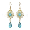 304 Stainless Steel Dangle Earrings EJEW-MZ00216-3