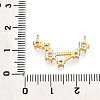 Brass Micro Pave Cubic Zirconia Pendants KK-N261-120C-G-3