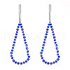 Evil Eye Lampwork Beaded Mobile Phone Straps HJEW-GO00001-1