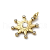 304 Stainless Steel Rhinestone Pendants STAS-E550-09G-2