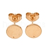 304 Stainless Steel Stud Earring Findings STAS-H436-21G-01-1