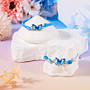 Adjustable Nylon Braided Bead Bracelets BJEW-TA00481-5