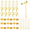50 Pieces DIY Ribbon Ends Making Kits DIY-YW0001-99B-G-1