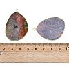 Natural Indian Agate Pendants G-K347-02G-08-3