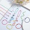 SOFPLATE 150Pcs 10 Colors Spray Painted Iron Ball Chains CH-SP0001-02-4