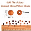 600Pcs 2 Colors Natural Pecan Wood Beads WOOD-SZ0001-21-2