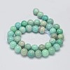 Natural Amazonite Beads Strands G-K068-03-8mm-2