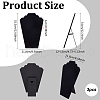 Velvet with Paperboard Necklace Bust Display Stands NDIS-WH0017-05A-2