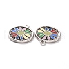 Alloy Enamel Pendants FIND-H041-27P-1