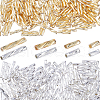 CREATCABIN 1760Pcs 8 Style Glass Twisted Bugle Beads SEED-CN0001-42-1