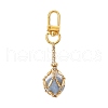 304 Stainless Steel Macrame Chain Pouch Empty Stone Holder Pendant Decoration HJEW-JM02084-4