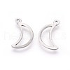 Tarnish Resistant 304 Stainless Steel Open Pendants STAS-F187-06P-1