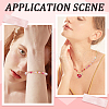 SOFPLATE 1000Pcs 5 Colors Valentine's Day Transparent Acrylic Beads MACR-SP0001-29A-5