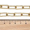 304 Stainless Steel Paperclip Chains STAS-I146-01G-4