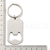 Father's Day Gift 201 Stainless Steel Oval with Word Bottle Opener Keychains KEYC-E040-02P-02-3