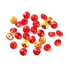 Electroplate Transparent Glass Beads EGLA-Z002-AB06-1