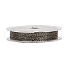 (Defective Closeout Sale: Broken Spool) 12Pcs 12 Colors 3-Ply Round Metallic Cord MCOR-XCP0001-02-2