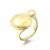 304 Stainless Steel Cuff Rings RJEW-D320-09G-4