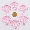Transparent Acrylic Pendants TACR-T024-01B-903-3