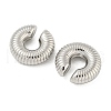 304 Stainless Steel Cuff Earrings EJEW-G377-04C-2