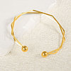 Stylish 304 Stainless Steel Cuff Bangles LY6810-2-3