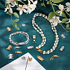   32 Sets 8 Styles Ion Plating(IP) 304 Stainless Steel Box Clasp FIND-PH0020-89-5