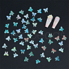 HOBBIESAY 240Pcs 12 Colors  Luminous Resin Cabochons MRMJ-HY0001-24-4