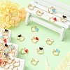 Alloy Enamel Pendants ENAM-CJ0001-49-5
