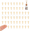 Unicraftale 150Pcs Brass Screw Eye Pin Peg Bails KK-UN0002-46-1