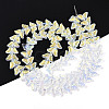 Transparency Electroplate Glass Beads Strands GLAA-T023-39A-01-2