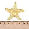 Ocean Theme Brass Cuff Rings RJEW-C135-01G-18-5