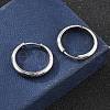 201 Stainless Steel Hoop Earrings EJEW-P304-15A-P-3