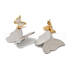 Stainless Steel Stud Earrings for Women EJEW-C110-11GP-2