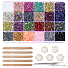 Olycraft Chips Opaque Glass Beads GLAA-OC0001-43-1