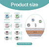 Mega Pet 40Pcs 4 Colors 304 Stainless Steel Beads STAS-MP0001-04-2
